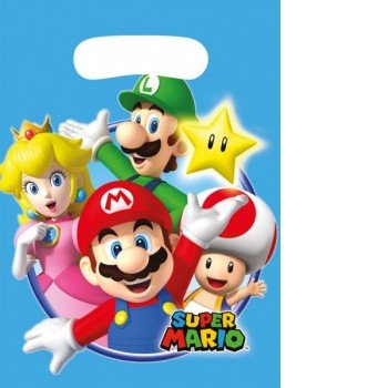 Super Mario ajándéktasak 8 db-os