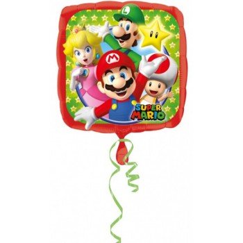 Super Mario fólia lufi 43 cm Super Mario fólia lufi 43 cm