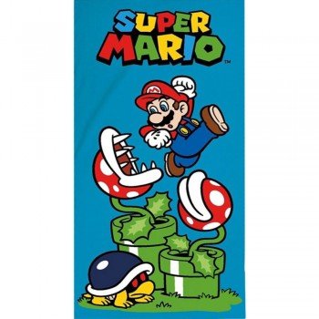 Super Mario fürdőlepedő, strand törölköző 70x140cm Super Mario fürdőlepedő, strand törölköző 70x140cm