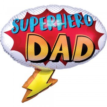 Superhero Dad, Apa fólia lufi 68 cm Superhero Dad, Apa fólia lufi 68 cm