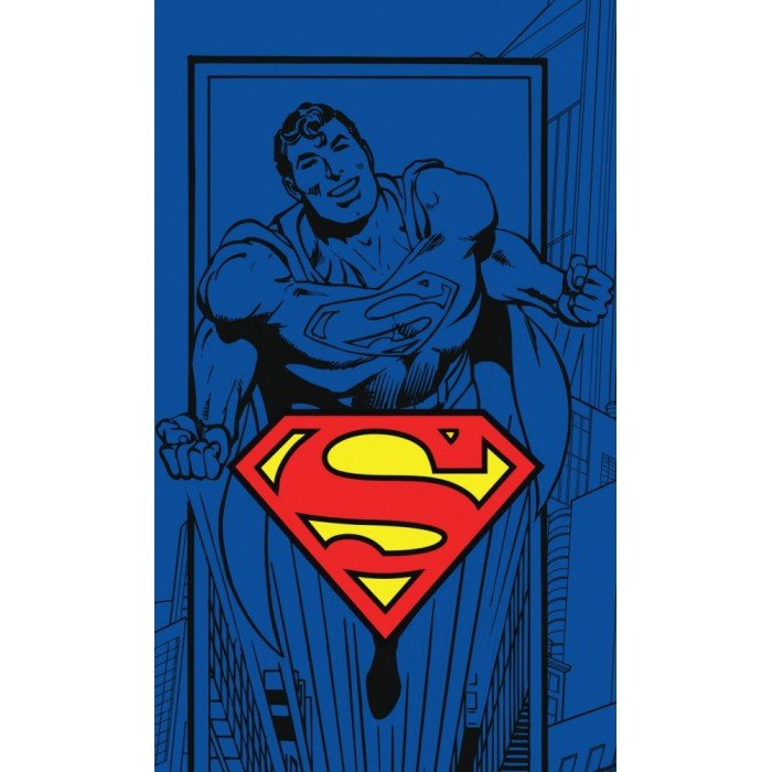 Superman kéztörlő arctörlő, törölköző 30x50cm