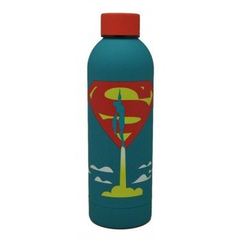 Superman Launch puha tapintású kulacs, sportpalack 700 ml