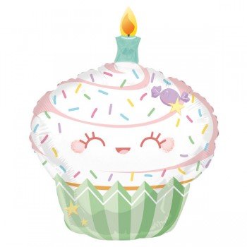 Crazy Cake, Sütemény fólia lufi 88 cm Crazy Cake, Sütemény fólia lufi 88 cm