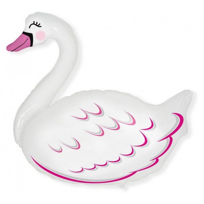 Swan, Hattyú fólia lufi 61 cm