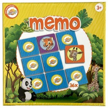 Szafari memória játék 36 db-os Szafari memória játék 36 db-os
