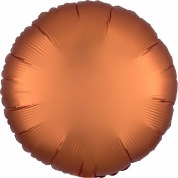 Szatén Amber kör fólia lufi 43 cm Szatén Amber kör fólia lufi 43 cm