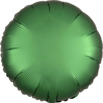 Szatén Emerald kör fólia lufi 43 cm Szatén Emerald kör fólia lufi 43 cm