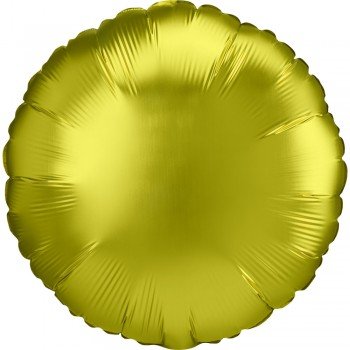 Szatén Lemon kör fólia lufi 43 cm Szatén Lemon kör fólia lufi 43 cm