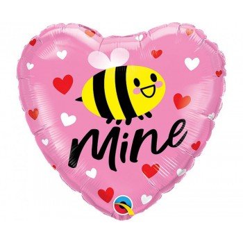Szerelem Bee Mine fólia lufi 46 cm Szerelem Bee Mine fólia lufi 46 cm