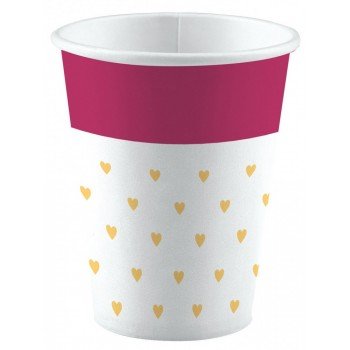 Love papír pohár 8 db-os 250 ml