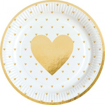 Everyday Love papírtányér 8 db-os 23 cm Everyday Love papírtányér 8 db-os 23 cm