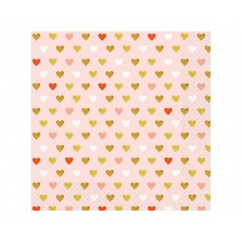 XOXO Pink szalvéta 20 db-os 33x33 cm XOXO Pink szalvéta 20 db-os 33x33 cm