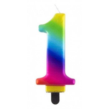 Galaxy, Színes számgyertya, tortagyertya 1-es