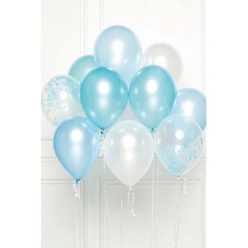 Blue léggömb, lufi 10 db-os szett Blue léggömb, lufi 10 db-os szett