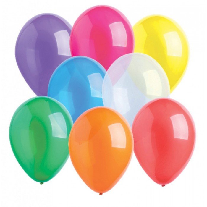 Léggömb, lufi 10 db-os 11 inch (27,5 cm) Színes Léggömb, lufi 10 db-os 11 inch (27,5 cm) Színes