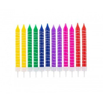 Crayons, Színes tortagyertya, gyertya szett 12 db-os Crayons, Színes tortagyertya, gyertya szett 12 db-os