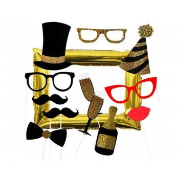 Színes Glitter fotókellék szett 12 db-os fólia kerettel Színes Glitter fotókellék szett 12 db-os fólia kerettel