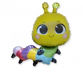 Színes hernyó Colorful fólia lufi 79 cm Színes hernyó Colorful fólia lufi 79 cm