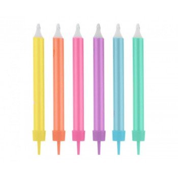 Jumbo Neon, Színes tortagyertya, gyertya szett 12 db-os