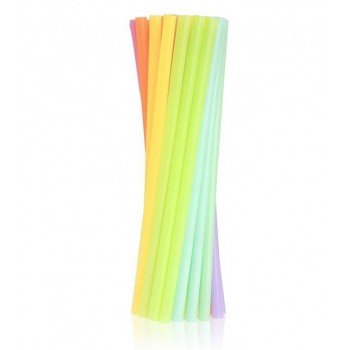 Jumbo Pastel, Színes műanyag szívószál 18 db-os Jumbo Pastel, Színes műanyag szívószál 18 db-os