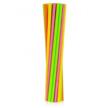 Neon Colours, Színes papír szívószál 24 db-os Neon Colours, Színes papír szívószál 24 db-os