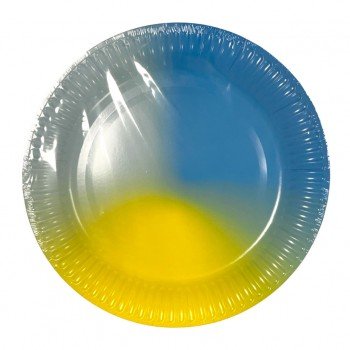 Színes papírtányér 10 db-os 23 cm FSC Színes papírtányér 10 db-os 23 cm FSC