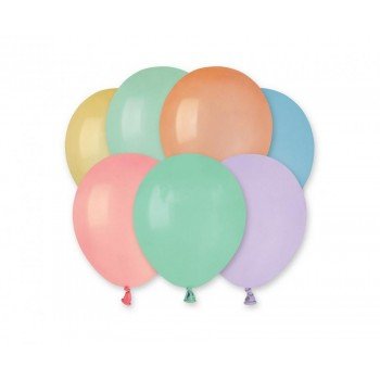 Színes Pastel léggömb, lufi 100 db-os 5 inch (13 cm) Színes Pastel léggömb, lufi 100 db-os 5 inch (13 cm)
