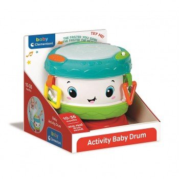 Színes Smiley készségfejlesztő dob fénnyel és hanggal Clementoni Színes Smiley készségfejlesztő dob fénnyel és hanggal Clementoni