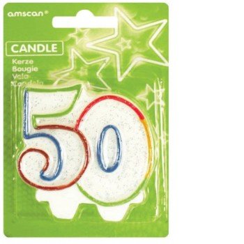 Tortagyertya, számgyertya 50-es Tortagyertya, számgyertya 50-es