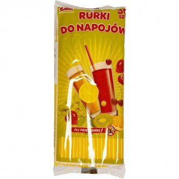 Színes Yellow műanyag szívószál 50 db-os Színes Yellow műanyag szívószál 50 db-os