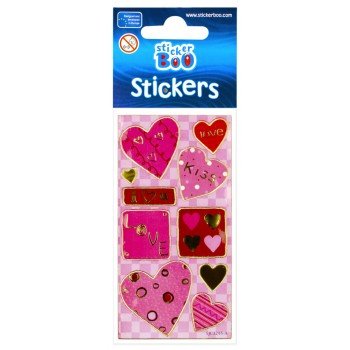 Szív matrica arany díszítéssel Szív matrica arany díszítéssel