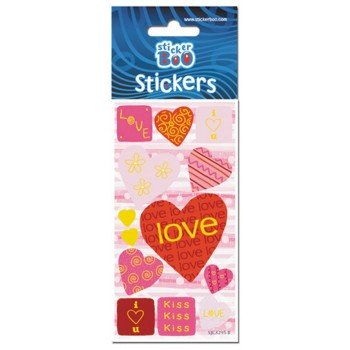 Szív matrica arany díszítéssel Szív matrica arany díszítéssel