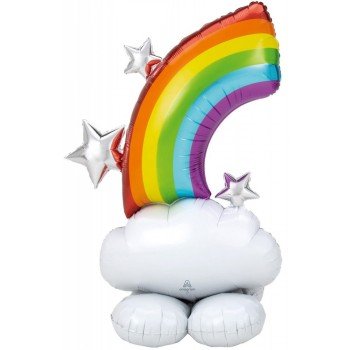 Szivárvány AirLoonz Óriás fólia lufi 132 cm Szivárvány AirLoonz Óriás fólia lufi 132 cm