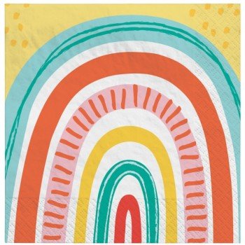 Retro Rainbow szalvéta 16 db-os 33*33 cm Retro Rainbow szalvéta 16 db-os 33*33 cm