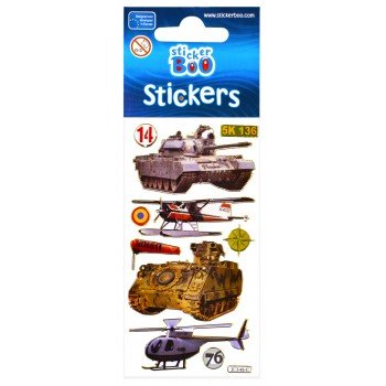 Tank, repülő matrica arany díszítéssel Tank, repülő matrica arany díszítéssel