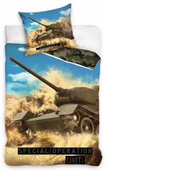Tank ágyneműhuzat Unit 140×200cm, 70×90 cm Tank ágyneműhuzat Unit 140×200cm, 70×90 cm