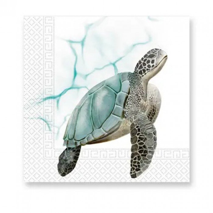 Sea Turtle, Teknős szalvéta 20 db-os 33x33 cm