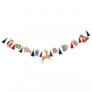 Winter Woodland, Téli erdő girland 200 cm