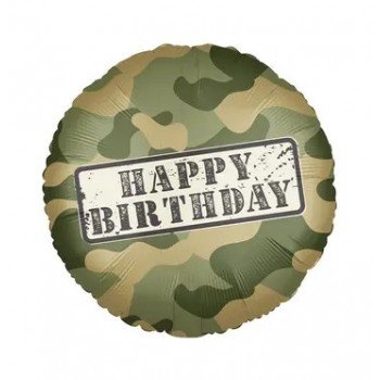 Terepmintás Camouflage fólia lufi 46 cm Terepmintás Camouflage fólia lufi 46 cm