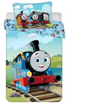 Thomas és barátai gyerek ágyneműhuzat 100×135cm, 40×60 cm Thomas és barátai gyerek ágyneműhuzat 100×135cm, 40×60 cm