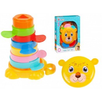 Tigris baba piramis építő játék 9 db-os Tigris baba piramis építő játék 9 db-os