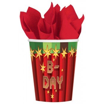 TNT Party papír pohár 8 db-os 250 ml TNT Party papír pohár 8 db-os 250 ml