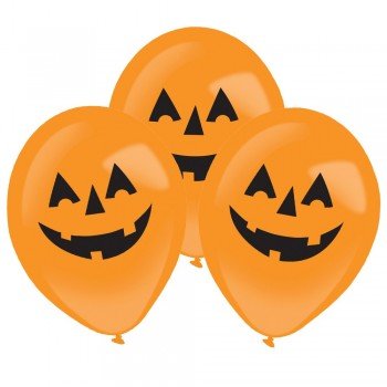 Halloween világító LED léggömb, lufi 4 db-os 27,5 cm Halloween világító LED léggömb, lufi 4 db-os 27,5 cm