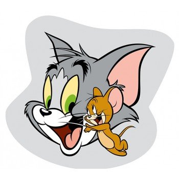 Tom és Jerry formapárna, díszpárna 32*32 cm Tom és Jerry formapárna, díszpárna 32*32 cm