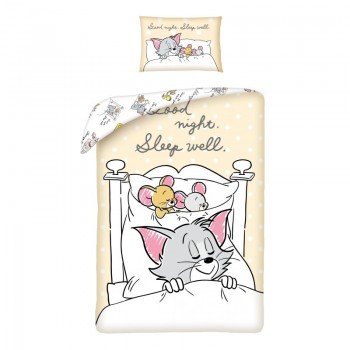 Tom és Jerry gyerek ágyneműhuzat 100×135cm, 40×60 cm Tom és Jerry gyerek ágyneműhuzat 100×135cm, 40×60 cm