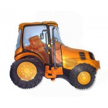 Tractor Orange, Traktor fólia lufi 36 cm (WP) Tractor Orange, Traktor fólia lufi 36 cm (WP)