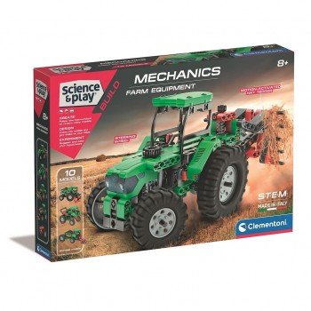 Traktor Mechanics 10 az 1-ben építőjáték Clementoni Traktor Mechanics 10 az 1-ben építőjáték Clementoni