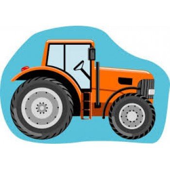 Traktor formapárna, díszpárna 37*33 cm Traktor formapárna, díszpárna 37*33 cm