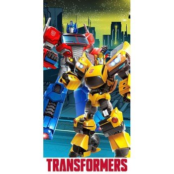 Transformers Prime & Bee fürdőlepedő, strand törölköző 70x140cm Transformers Prime & Bee fürdőlepedő, strand törölköző 70x140cm