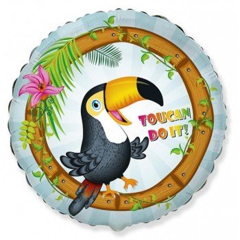 Toucan, Tukán fólia lufi 46 cm Toucan, Tukán fólia lufi 46 cm